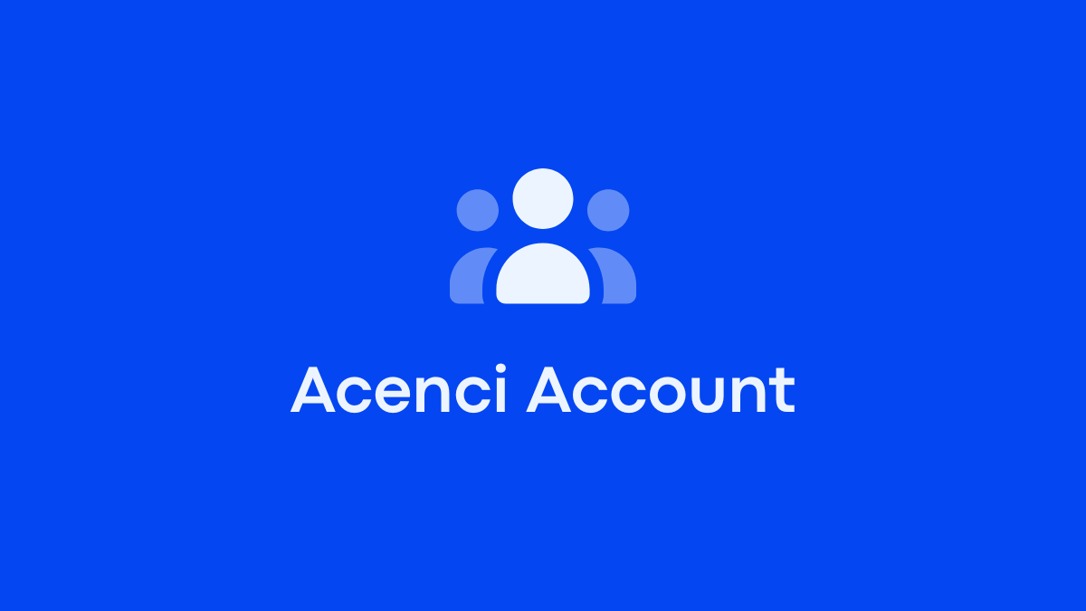 Acenci Account Banner